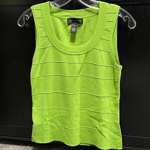 Green Sleeveless Top
